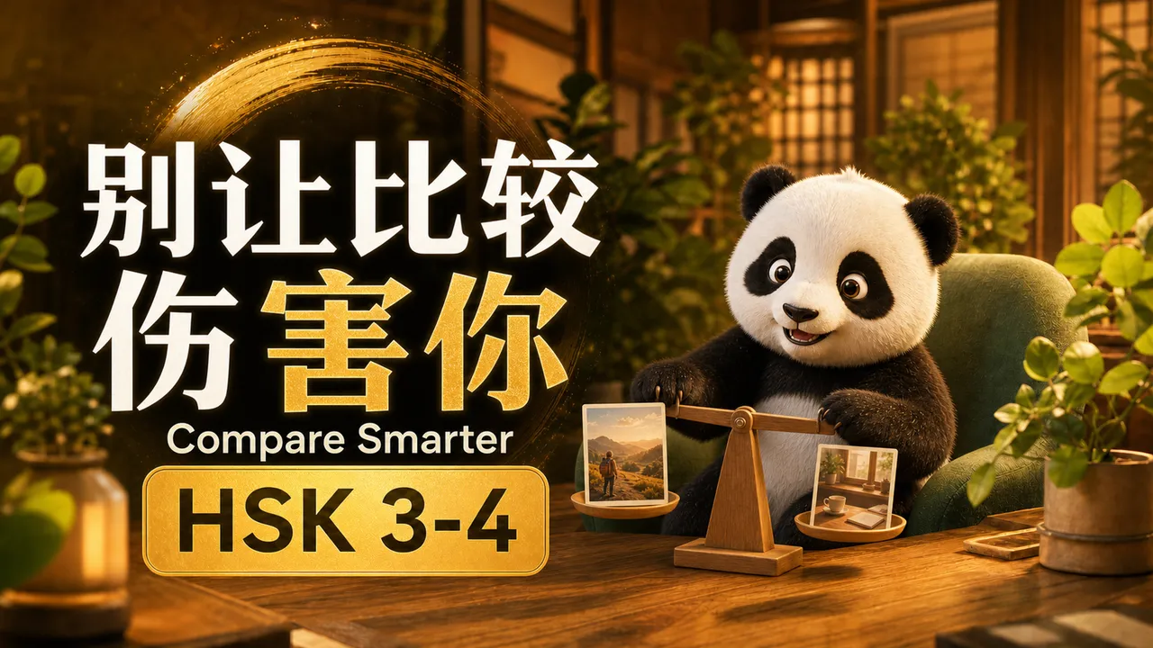 Đừng để tâm lý so sánh làm hại bạn: Biến so sánh thành động lực phát triển | HSK 3-4