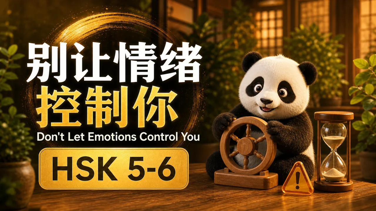 Cảm xúc không phải mệnh lệnh: Cách người có EQ cao ứng xử nơi công sở | HSK 5-6