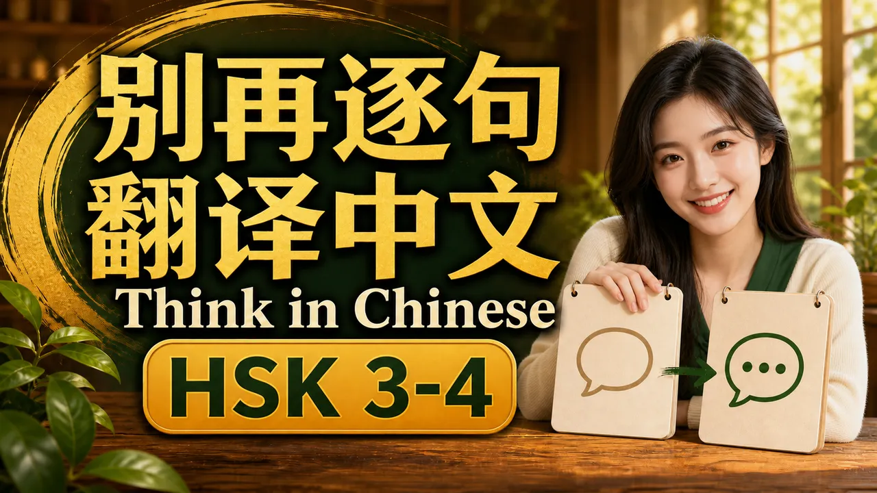 Bắt đầu tư duy bằng tiếng Trung: Phương pháp luyện tập 5 phút mỗi ngày | HSK 3-4